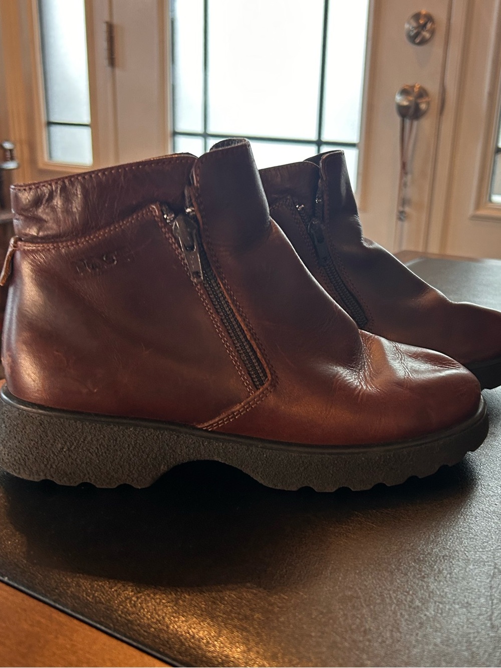 Naot Zipper Ankle Boots